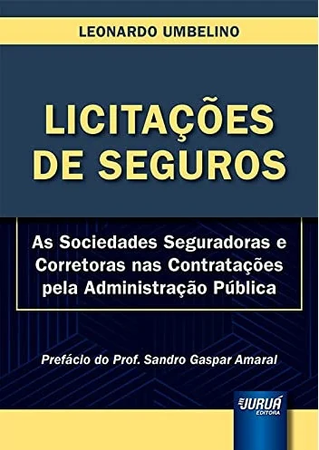 Capa do livro Licitações de Seguros